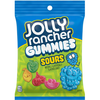 Jolly Rancher Candy, Sours 6.5oz Bag