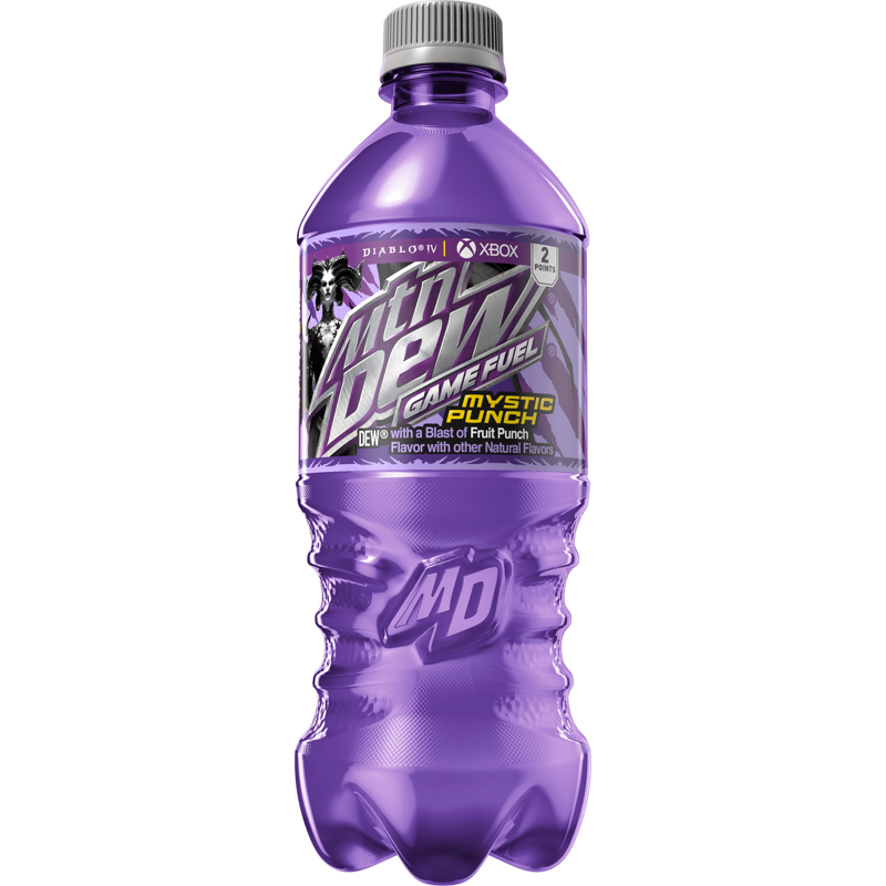 Mountain Dew Game Fuel Soda, With A Punch Of Wild Fruit Flavor 20oz Bottle