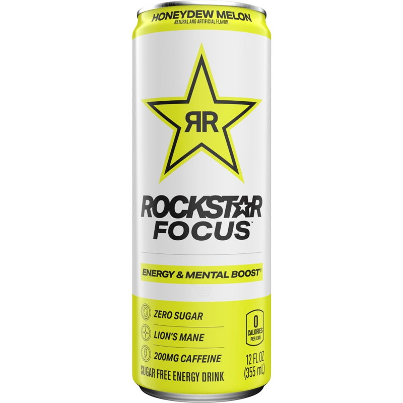 Rockstar Focus Energy Drink Honeydew Melon