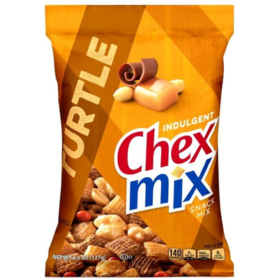 Chex Mix Turtle Snack Mix 4.5oz Bag