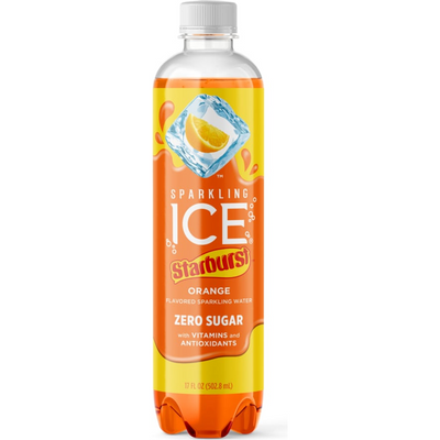 Sparkling Ice Starburst Orange Flavored Water