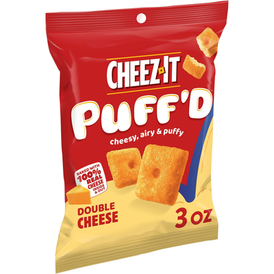 Cheez-It Puff'd Double Cheese Baked Snacks 3oz Bag