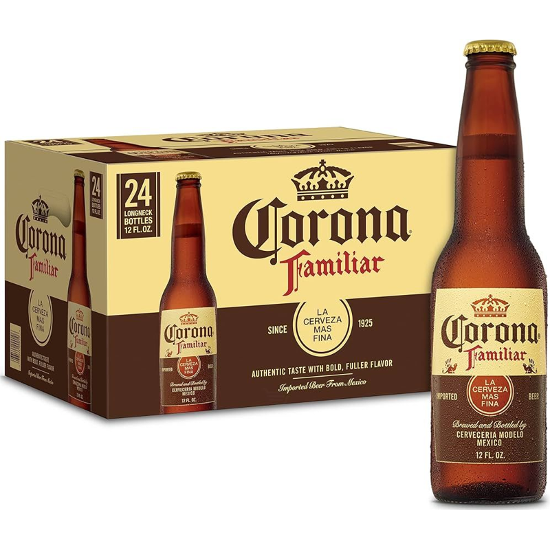 Corona Familiar Mexican Lager 24 Pack 12oz Bottles