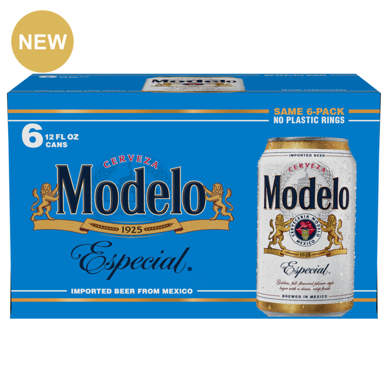 Modelo Especial Lager Mexican Beer 6 Pack 12oz Cans 4.4% ABV