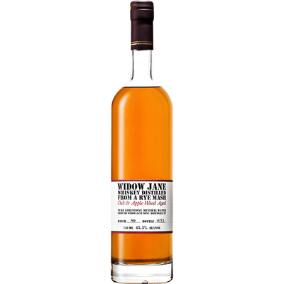 Widow Jane Rye Whiskey American Oak & Apple Wood 750mL