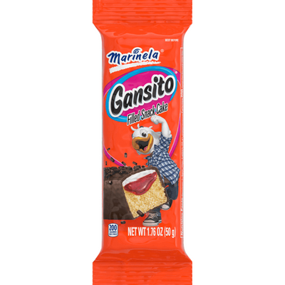 Marinela Gansito Strawberry Jelly and Cream Filled Snack Cake 1.76oz Unit Unit