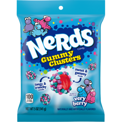 Nerds Gummy Clusters Very Berry 141g Bag