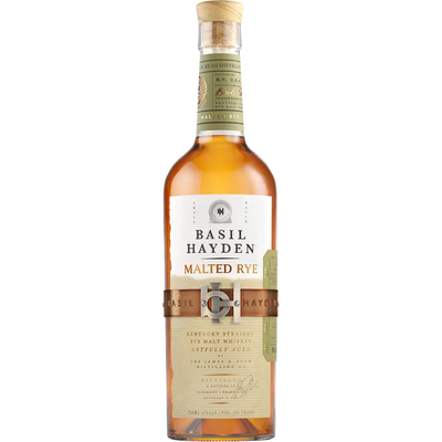 Basil Hayden Hayden's Malted Rye Whiskey 750ml Bottle