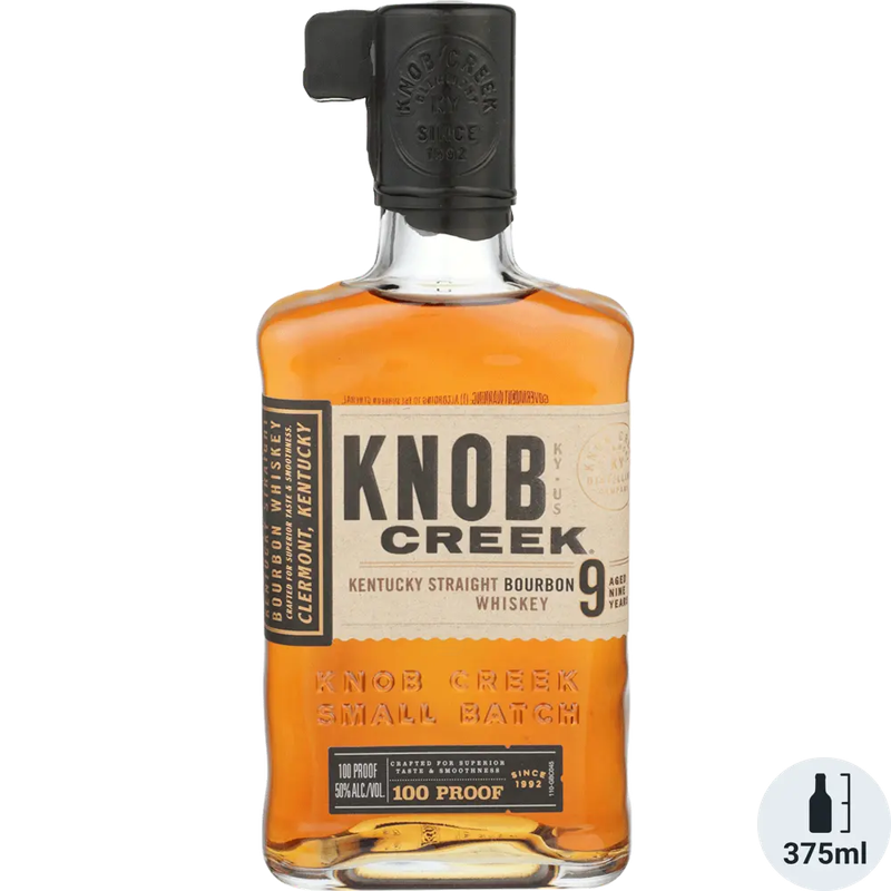 Knob Creek 100 Proof Kentucky Straight Bourbon Whiskey 375ml Bottle