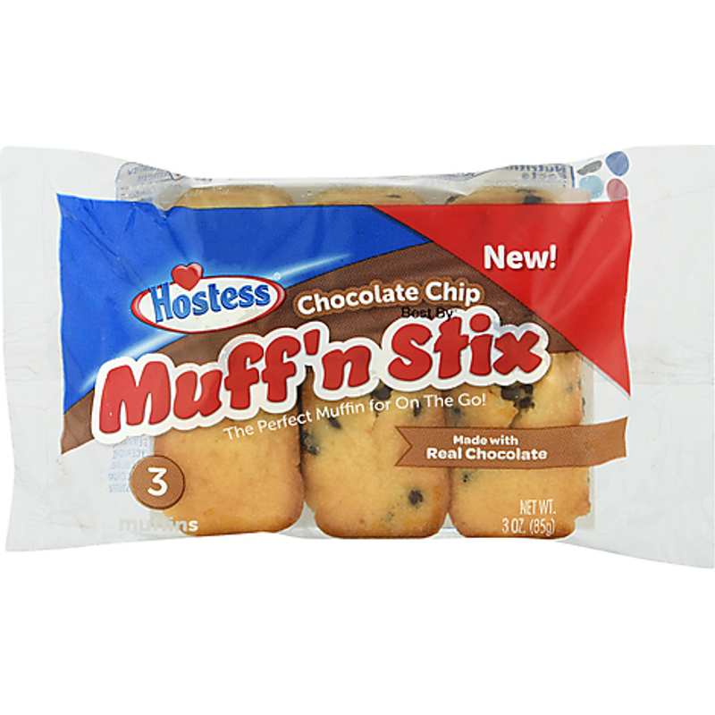 Hostess Chocolate Chip Muff’n Stix