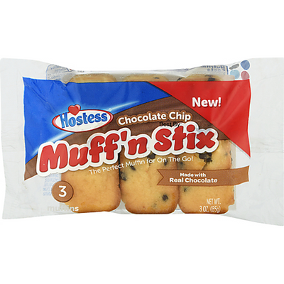 Hostess Chocolate Chip Muff’n Stix