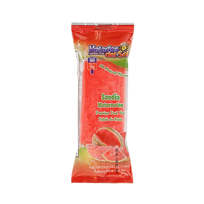 Helados del Sol Watermelon Ice Cream Bars 4oz Unit