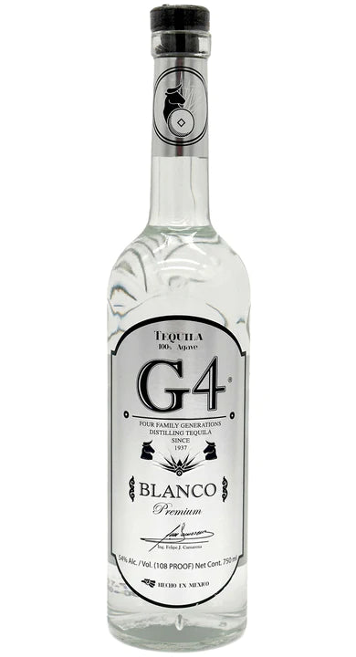 G4 Blanco Tequila 108 Proof 750ml Bottle