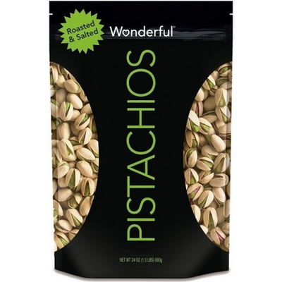 Wonderful Pistachios Roasted & Salted 5 oz Bag