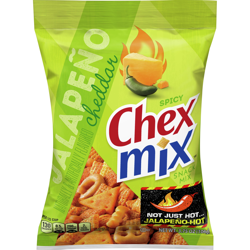 Chex Mix Snack Mix Jalapeno Cheddar 3.75 oz Bag