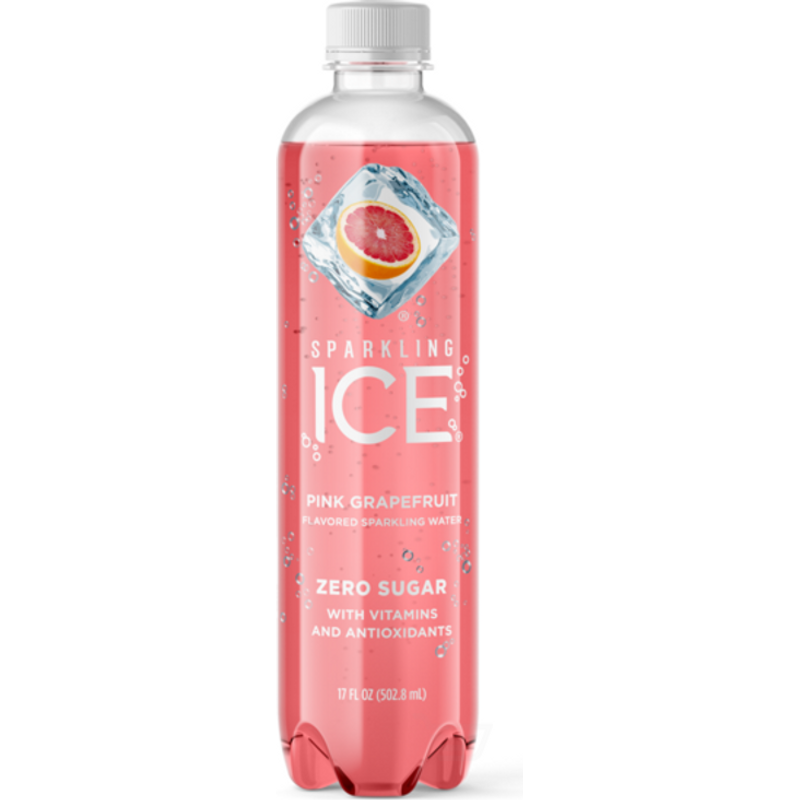 Sparkling Ice Pink Grapefruit 17 oz Bottle