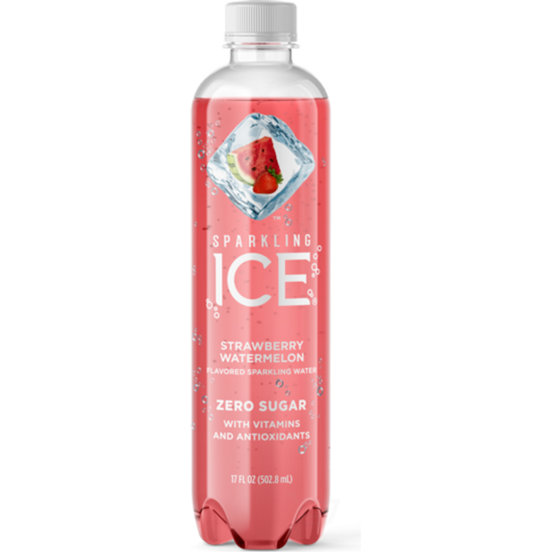 Sparkling Ice Strawberry Watermelon Sparkling Water 17oz Bottle