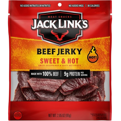 Jack Link's Sweet & Hot Beef Jerky 2oz Count