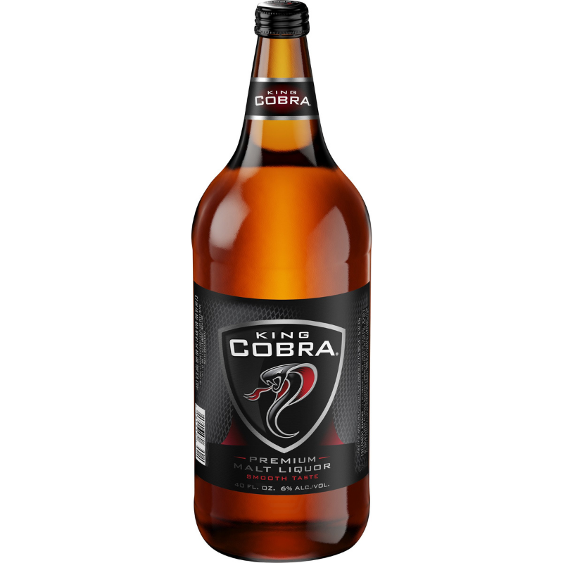 King Cobra Premium Malt Liquor 40oz Bottle