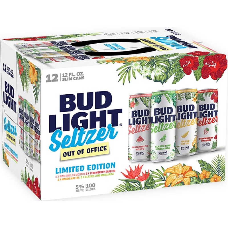 Bud Light Hard Seltzer Out of Office Variety 12 Pack 12 oz Cans