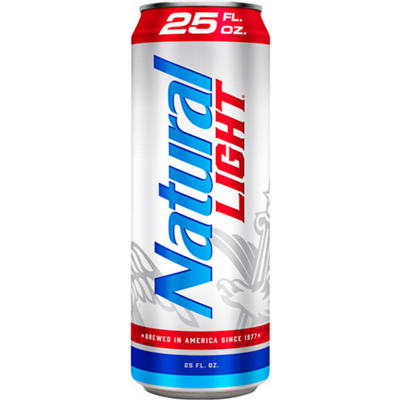 Natural Light 25oz Can