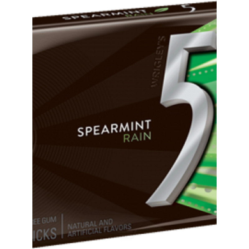 5 Gum Wintermint Ascent Sugarfree Chewing Gum 15 CT