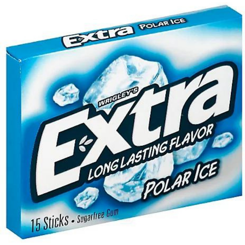 Extra Refreshers Sugarfree Polar Ice Gum 15 CT