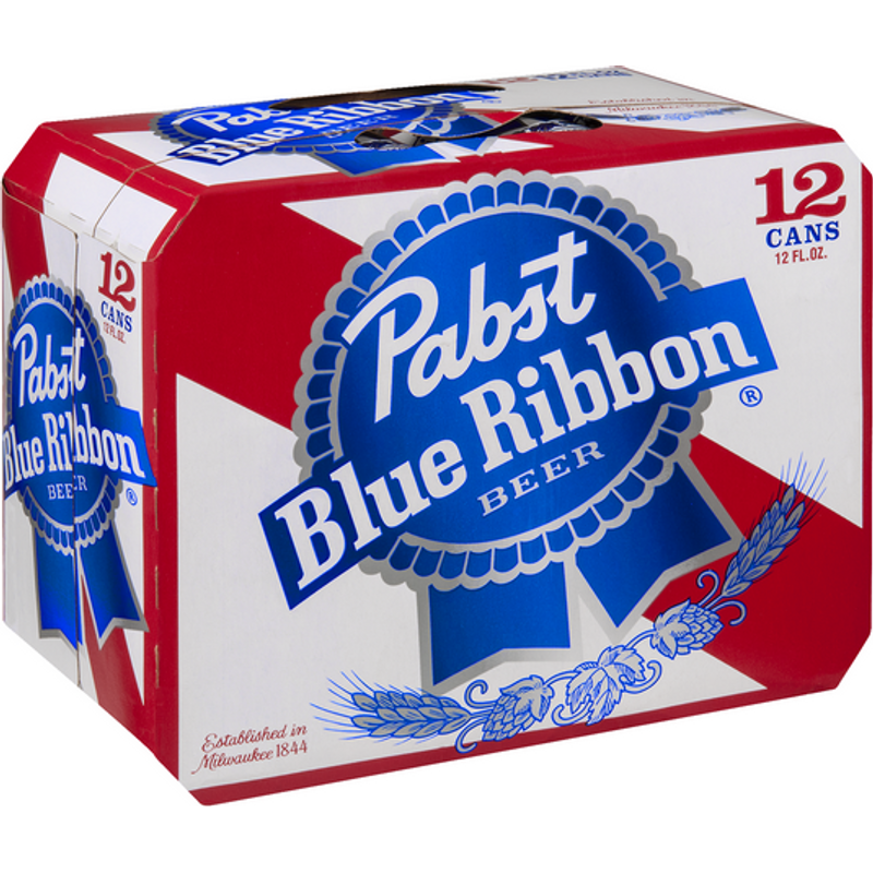 Pabst Blue Ribbon 12 Pack 12 oz Cans