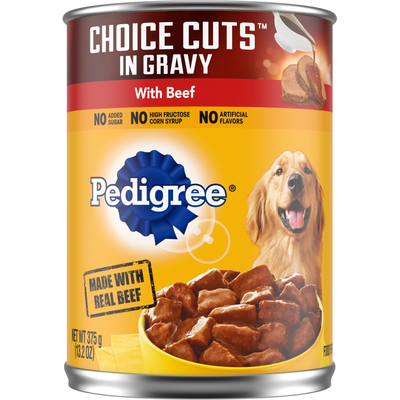 Pedigree Choice Cuts In Gravy With Beef Wet Dog Food 13.2oz Can