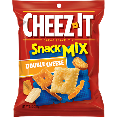 Cheez-It Snack Mix Double Cheese 3.5 oz Bag 6 Ct