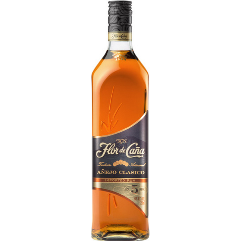 Flor De Cana Black Label Anejo Classico Rum 5 Year 750mL