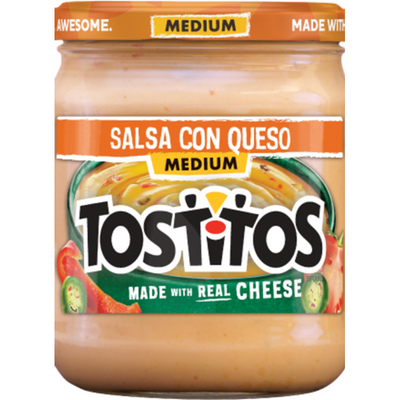 Tostitos Salsa Con Queso Medium 15oz