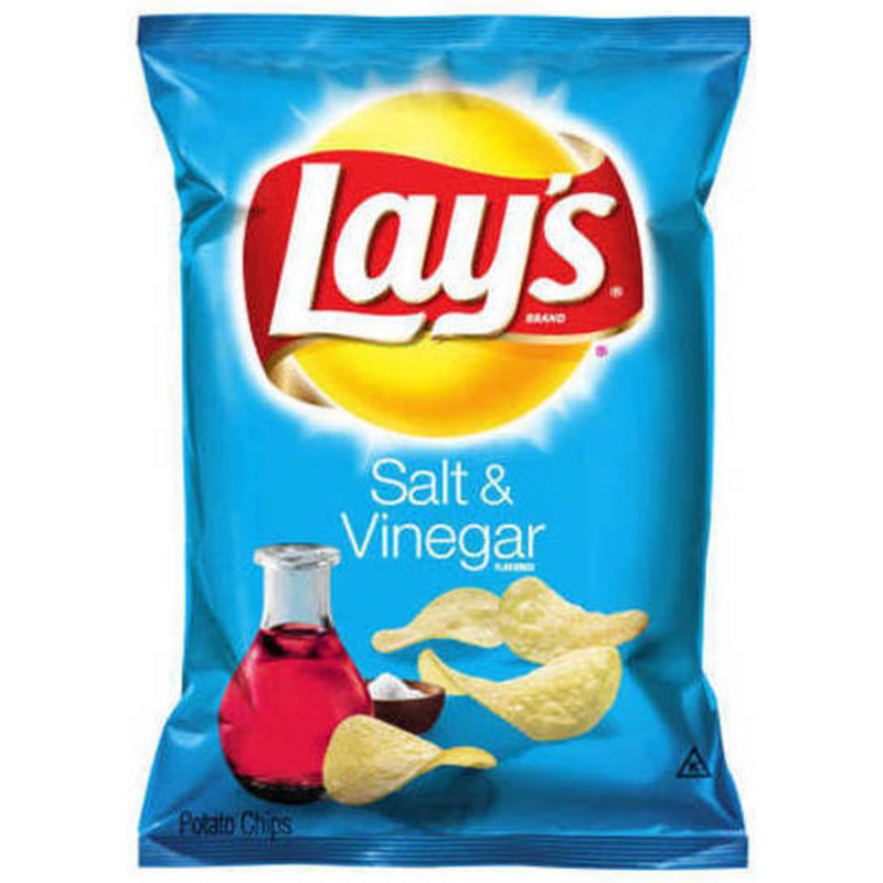 Lays Salt & Vinegar Chips 3oz Bag