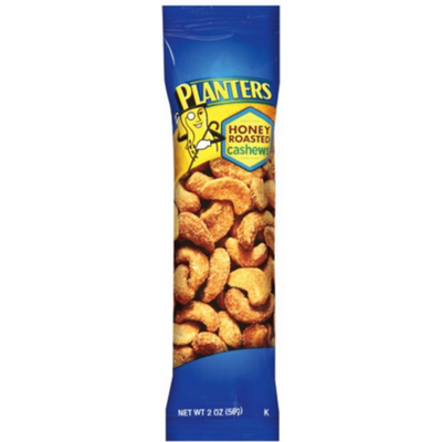 Planters Honey Roasted Cashews 1.5 oz Bag