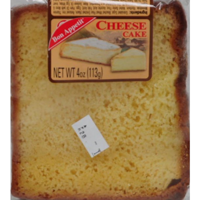 Bon Appetit Bakery Cheese Cake 4oz Count