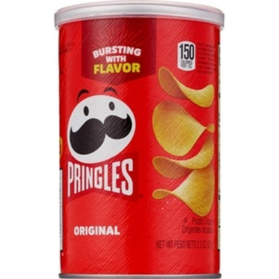 Pringles Grab & Go! Stack Potato Crisps Original 2.36 oz Canister