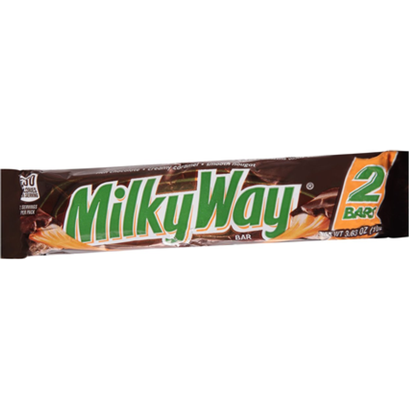 Milky Way Chocolate Bar 2 to Go - Twist to Close 3.63 oz