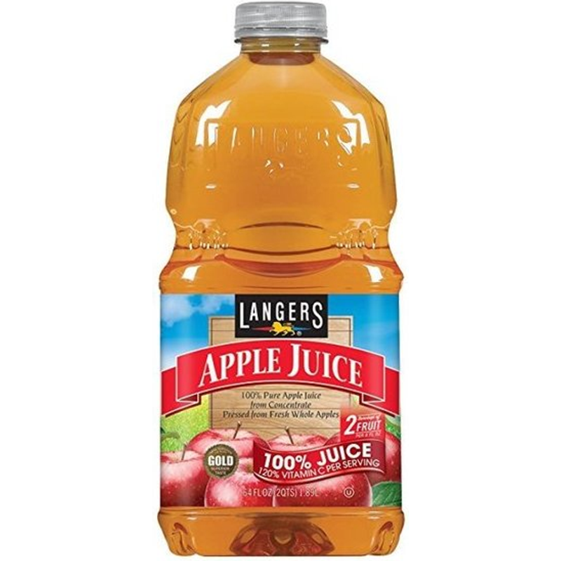 Langers Apple Juice 16oz Bottle