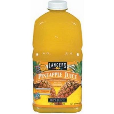 Langers Pineapple Juice 64oz Bottle