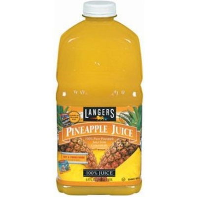 Langers Pineapple Juice 16oz Bottle