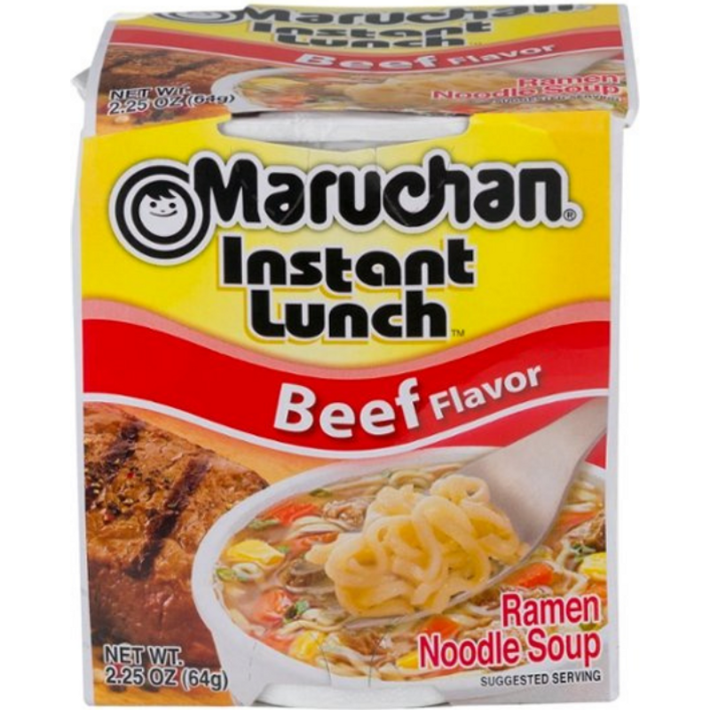 Maruchan Instant Lunch Ramen Noodle Soup, Beef Flavor