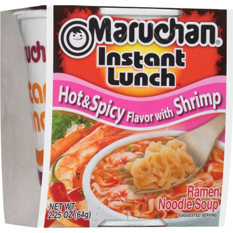 Maruchan Hot & Spicy With Shrimp Instant Lunch Ramen Noodle Soup 2.25oz