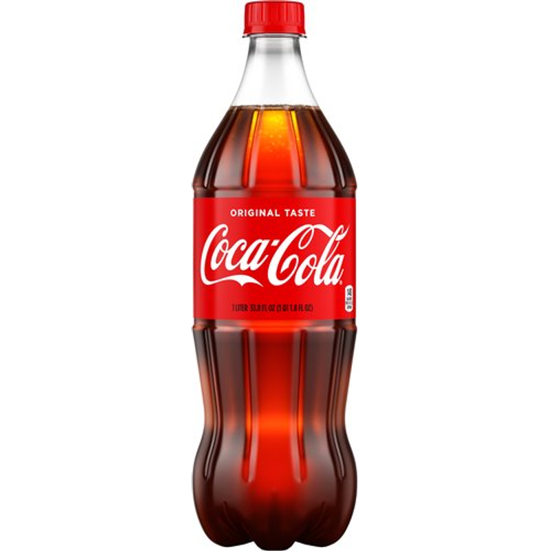 Coca-Cola Soda 1L Bottle