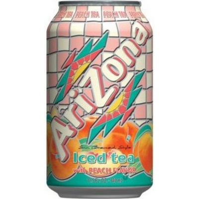 Arizona Iced Tea with Peach Flavor 23 oz Can