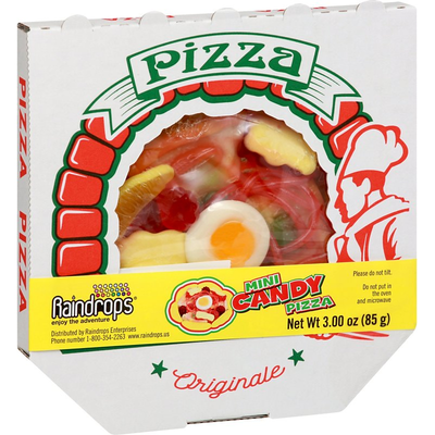 Raindrops Gummy Pizza 3 Oz Pack