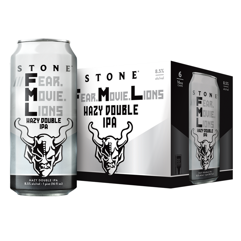 Stone Brewing Fear.Movie.Lions Double IPA 6 Pack 16oz Cans