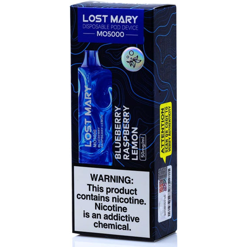 Lost Mary MO5000 Blueberry Raspberry Lemon 5000 Puffs