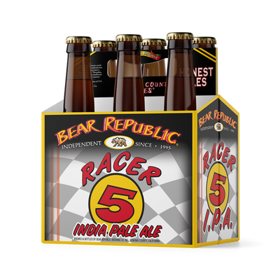 Bear Republic Racer 5 IPA 6 Pack 12 oz Bottles 7.5% ABV