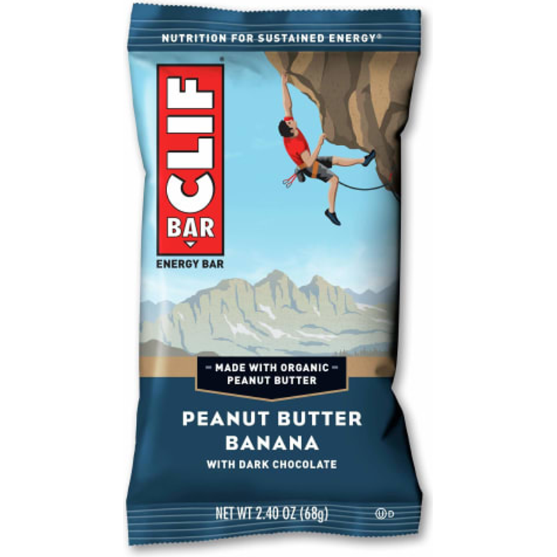 Clif Bar Peanut Butter Banana with Dark Chocolate Energy Bar 2.4oz Count