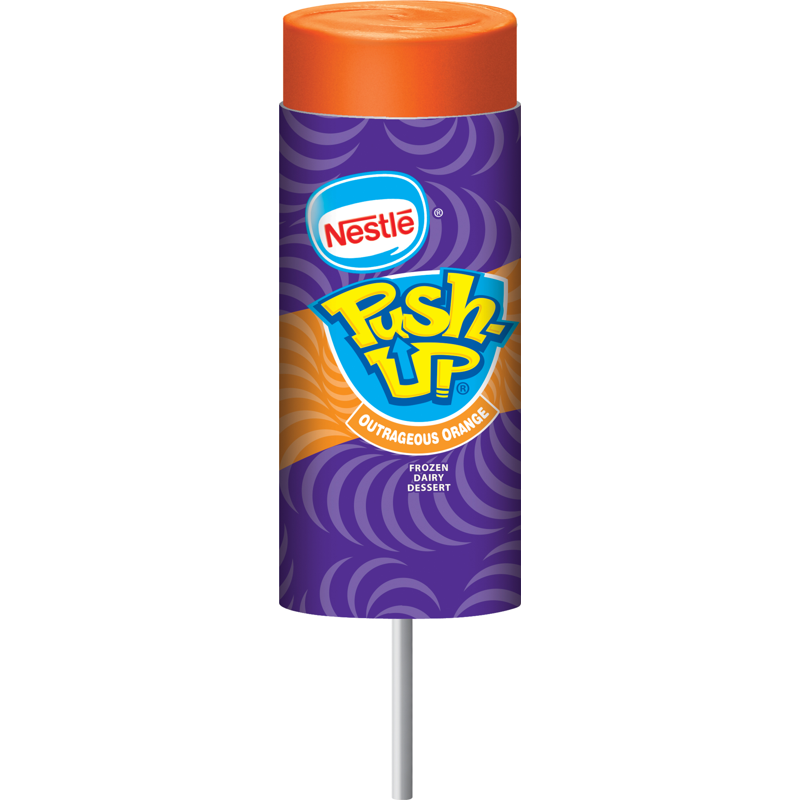 Nestle Push Up Outrageous Orange 2.75oz Popsicle